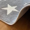 Paco Home Kids Rug with Star for Children's Room Starry Sky Design, Size:6'7" x 9'2", Color: Grey view 2