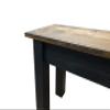 Dark Walnut and Black Bench (36) view 3