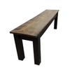 Dark Walnut and Black Bench (36) view 4