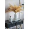 A&B Home 8" Vase - Gloss White, Gold view 3