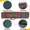 ProPik Christmas Wrapping Paper Storage Organizer Bag with Pocket and Handles Including Hanging Loop Heavy Duty Material with Clear Window 47 x 10 x 10 Inch Fits 40" Long Rolls (Green, 1 Count) view 3