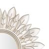 Safavieh Home Alba Champagne Flower Sunburst 30-inch Decorative Accent Mirror view 4