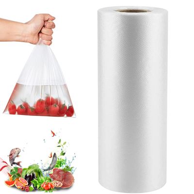 Plastic Produce Bag Roll 16 X 20 inch, Vegetable Food Bread and Grocery Clear Bag, 350 Bags/Roll (1)
