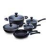 Scanpan Classic Induction 10 Piece Cookware Set  Compatible with All Cooktops, Induction Ready, Metal Utensil Safe, Oven Safe to 500F, Dishwasher Safe view 1