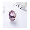 Bansriracha mbellished with Crystal Wedding Ring Austrian Rhinestone Romantic Anniversary Women Jewelry Blue Purple (Blue, 8) view 1