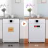 Dishwasher Magnet Clean Dirty Sign Shutter Only Changes When You Push It Non-Scratching Strong Magnet or Adhesive Options Indicator Tells Whether Dishes are Clean or Dirty (Black) view 4