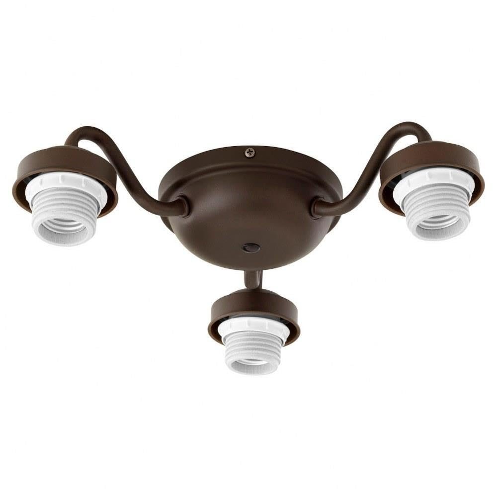 Quorum Brewster 2360-9186, 3-Light Kit, 27 Total Watts, Oiled Bronze