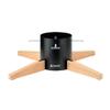 Tree Nest Large Christmas Tree Stand Base for Real Trees Nordic Style Christmas Tree Holder up to 10ft Trees Stable for Xmas Decoration Timber (Black) view 1