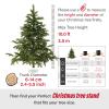 Tree Nest Large Christmas Tree Stand Base for Real Trees Nordic Style Christmas Tree Holder up to 10ft Trees Stable for Xmas Decoration Timber (Black) view 4