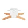 Tree Nest Large Christmas Tree Stand Base for Real Trees Nordic Style Christmas Tree Holder up to 10ft Trees Stable for Xmas Decoration Timber (White) view 1