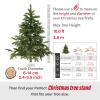 Tree Nest Large Christmas Tree Stand Base for Real Trees Nordic Style Christmas Tree Holder up to 10ft Trees Stable for Xmas Decoration Timber (White) view 4