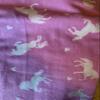 Aunt Sandy's Sewing Twin Size Weighted Blanket with Unicorns on Flannel with 10 lbs, Washable view 1