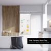 TOPINCN Mesh Bathroom Storage Organizer Bag with 6 Pockets, Chemical Fiber Material, 23.6 x 13 inches, Hanging Design with Metal Ball Hooks view 3