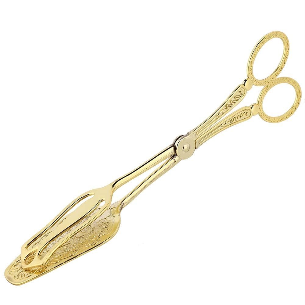 Bread Tongs Vintage Arabic Style Zinc Alloy 8.7 Inch