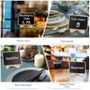 20+1 pcs Wood Mini Chalkboard Sign with Easel Stand Special Event Decorations, Table Numbers Plants, Weddings Place & Birthday Parties Cards, Blackboard for Message Board Signs view 3