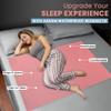 AARAM Waterproof Dry Rubber Bed Sheet Cover/Sleeping Mattress Protector/Urine Non-Absorbent Reusable Crib Mat Color Blue and Pink ((3 Meter) (117 x 36 Inches) (300 x 90 cm)) view 4