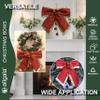 Allgala Christmas Decorative Bows for Wreath Garland Treetopper Christmas Tree (14" Large 1-PK)-XBW93042 view 4