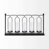 Mercana Furniture & Decor Erlen by Mercana Table Candle Holder, 23.5L x 4.0W x 12.8H, Matte-Black view 2