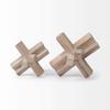Mercana Furniture & Decor Vega II by Mercana Decorative Object, 7.1L x 7.1W x 5.7H, Whitewashed view 2