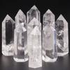 SUNYIK Gemstone Healing Crystal Points Wand, Single Terminated Wand Prism for Meditation, Rose Quartz Amethyst Rock Quartz, Pack of 4 view 4