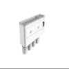 A&A Essentialz Toothbrush Holder Wall Mounted with Toothpaste Dispenser and Magnetic Cup and Storage. Bathroom Accessory Stick on Wall no Drill (4 Cup) view 2