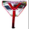 Christmas Mountains No Swing Red Wreath Hanger - Case Of: 12 view 1