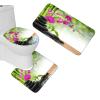 Amagical Spa Zen Garden Bamboo Orchids and Water Decor 16 Piece Bathroom Mat Set Shower Curtain Set Bath Mat Contour Mat Toilet Cover Waterproof Shower Curtain with 12 Hooks view 3