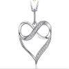 Bansriracha Love Heart Silver Pendant Necklace 925 Sterling Silver Choker Statement Necklace Women Silver 925 Jewelry WithoutChain 4.9 view 1