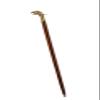 Brass Dog Head Walking Stick Decorative Wooden Walking Sticks Beautiful Cane view 4