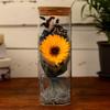 Amosfun Preserved Sunflower Eternal Bottle with Remote Control LED Night for Christmas New Year view 2