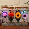 Amosfun Preserved Sunflower Eternal Bottle with Remote Control LED Night for Christmas New Year view 4