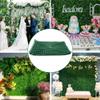 HONUTIGE 10 Pack Grid Plant Wall Frames, Plastic Frame for Flowers Wall Arches Backdrop DIY Decorative Fences Panel Wall Display for Artificial Flowers Plant Base view 3