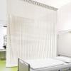 cololeaf 5ft Wide x 8ft Tall Nickle Grommet Hanging for Hospital Medical Clinic SPA Lab Cubicle Curtain Divider Privacy Screen, in White Customizable view 1