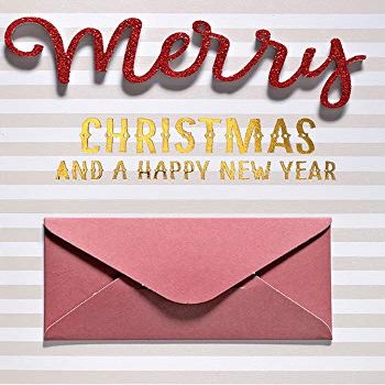 Card Christmas Lifestyle Merry Christmas (Lettering) 11.6 x 16.6 cm