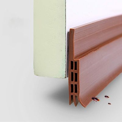WeTest Door Bottom Seal Strip Silicone,2" W x 39" L,Brown