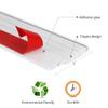 WeTest Door Bottom Seal Strip Silicone,2" W x 39" L,Brown view 2