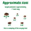 BANBERRY DESIGNS Pinecones - Natural Brown Color - About 7500 Pieces (10 lbs.) of Assorted Sized Pine Cones - Fall and Christmas Bowl Filler - DIY Crafts - Unscented - 1/4" to 1" view 2