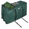 ProPik Rolling Christmas Tree Storage Bag, Fits Up to 9 Foot Tall Disassembled Trees, 25" X 25" X 60", Extra Large Heavy Duty Xmas Container with Wheels, Handles and Straps (Green) view 1