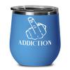 Addict Gifts Fuck Addiction Recovery Gifts Wine Tumbler Gifts for Recovering Addicts Coffee Mug Tea Cup Encouragement Gift for Men and Women view 1