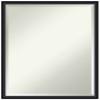 Amanti Art Black Bathroom Mirror for Over Sink, 25x19 Lucie Black Rectangle Vanity Mirror, Medium Modern Contemporary Wood Frame, Hangs Horizonally and Vertically, Bathroom Wall Decor, Beveled Edge view 1