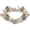 Antler Wreath Christmas Taper Candle Holder - 10.25" view 1