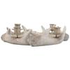Antler Wreath Christmas Taper Candle Holder - 10.25" view 4