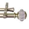 A&F Rod Decor - Adriana 1" Double Curtain Rod 160-240 inch - Gold view 2
