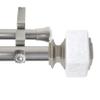 A&F Rod Decor - Madres 1" Double Curtain Rod 160-240 inch - Satin Nickel view 2