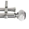 A&F Rod Decor - Mercury 1" Double Curtain Rod 160-240 inch - Satin Nickel view 2