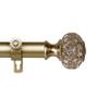A&F Rod Decor - Roy 1" Curtain Rod 120-170 inch - Gold view 2