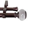 A&F Rod Decor - Mercury 1" Double Curtain Rod 160-240 inch - Bronze view 2