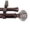 A&F Rod Decor - Roy 1" Double Curtain Rod 120-170 inch - Bronze view 2