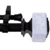 A&F Rod Decor - Madres 1" Double Curtain Rod 160-240 inch - Black view 2