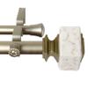 A&F Rod Decor - Madres 1" Double Curtain Rod 160-240 inch - Gold view 2